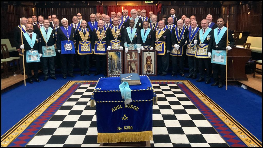 Provincial Grand Officers. Freemasons, Leeds, UK