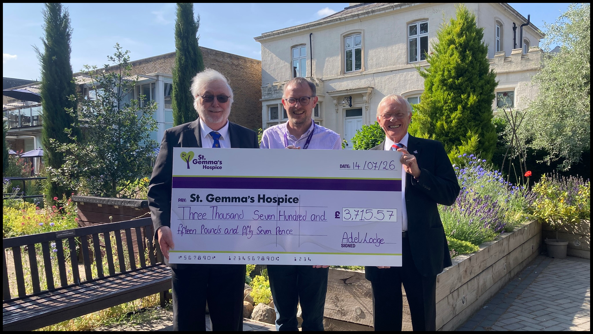 Fundraiser for St Gemma’s Hospice. Adel Lodge, Leeds